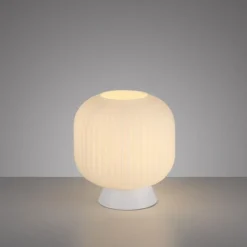 Schöner Wohnen-Kollektion Tischleuchte NAMI, weiss, E27, LED geeignet