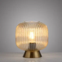 Schöner Wohnen-Kollektion Tischleuchte NAMI, amber, E27, LED geeignet