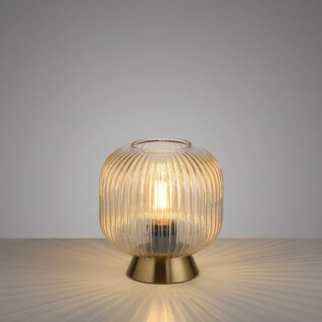 Schöner Wohnen-Kollektion Tischleuchte NAMI, amber, E27, LED geeignet