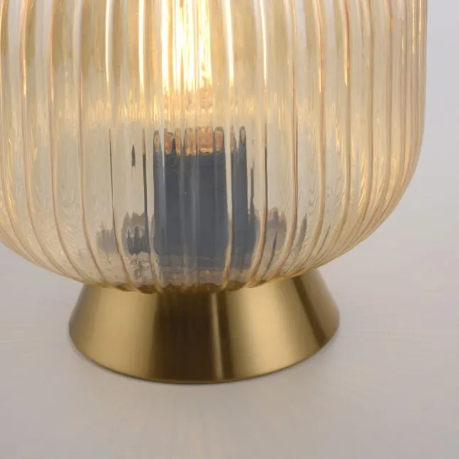 Schöner Wohnen-Kollektion Tischleuchte NAMI, amber, E27, LED geeignet