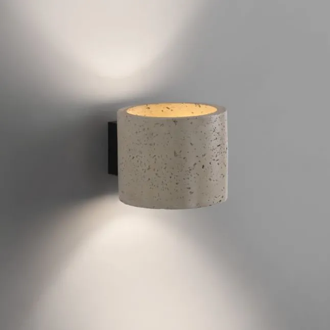 Schöner Wohnen-Kollektion Wandleuchte TRAVENTA grau, Leuchtmittel wechselbar