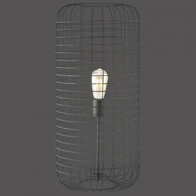 Tischleuchte, Industrial Design, schwarz, Retro, filigran
