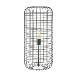 Tischleuchte, Industrial Design, schwarz, Retro, filigran