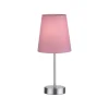 Tischleuchte, rosa, 1x E14 LED, Schirm, inkl. Schnurschalter
