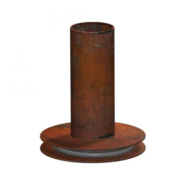 Tischleuchte, rostfarben, Industrial-Stil, E27 Leuchtmittel, Vintage