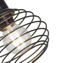 Wand-Deckenleuchte, holz-natur, E14, LED wechselbar, IP20
