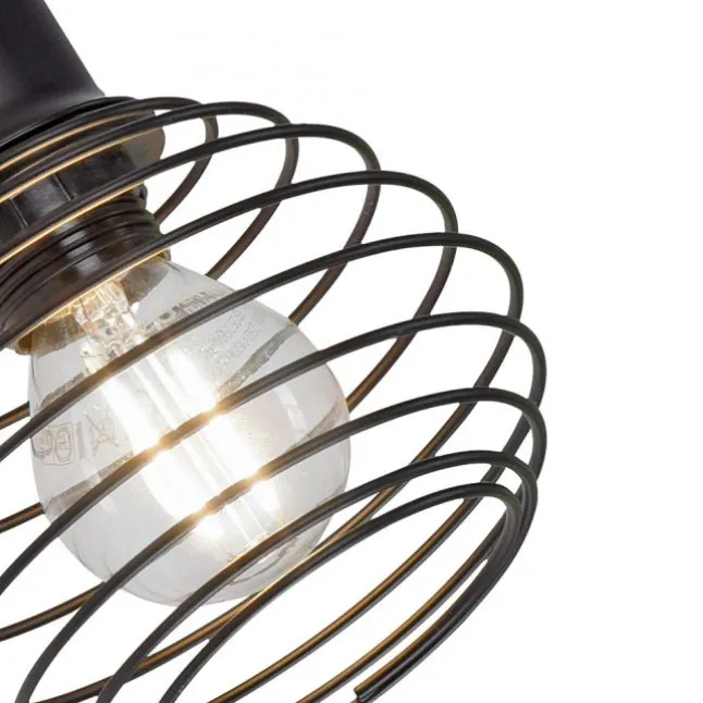 Wand-Deckenleuchte, holz-natur, E14, LED wechselbar, IP20